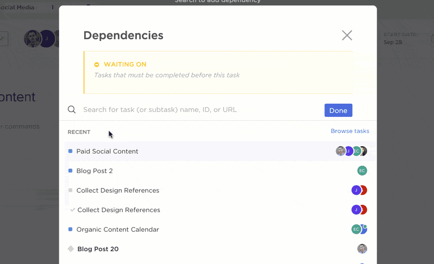 Set Processes