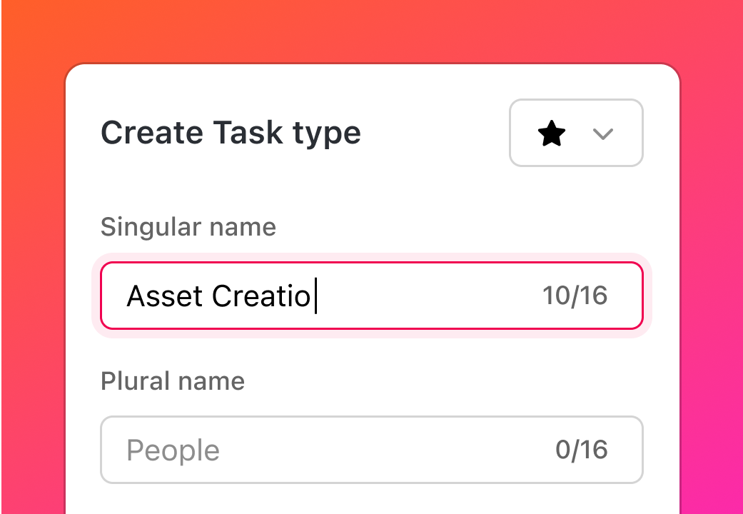 Do more with task types