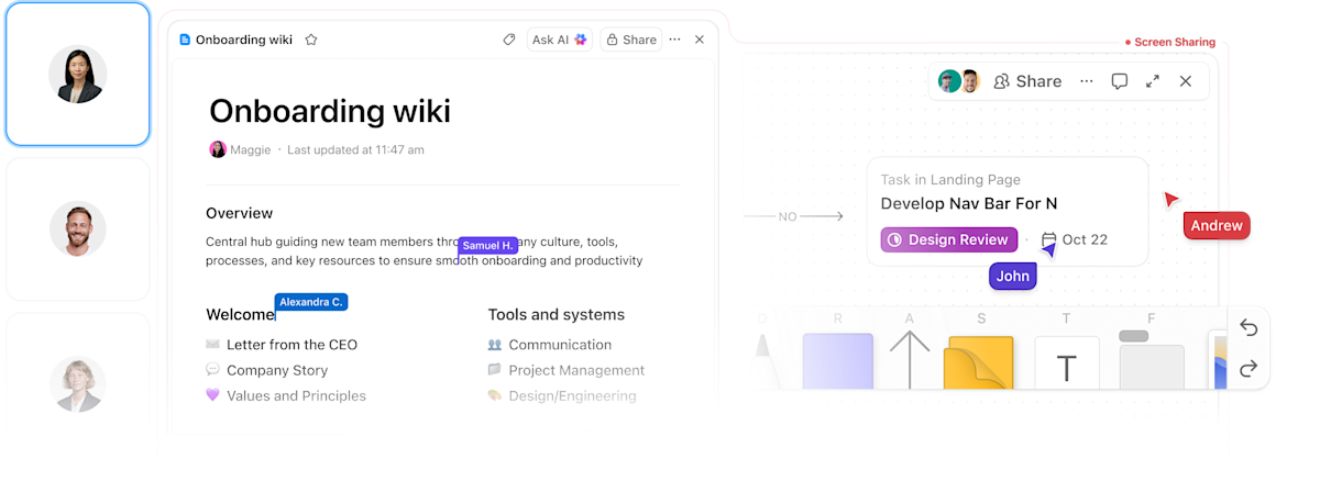 ClickUp SyncUps: One-Click Calls with AI Summaries & Action Items