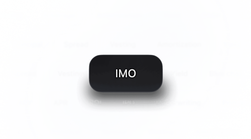 Personal vocabulary illustration showing various financial and work-specific terms