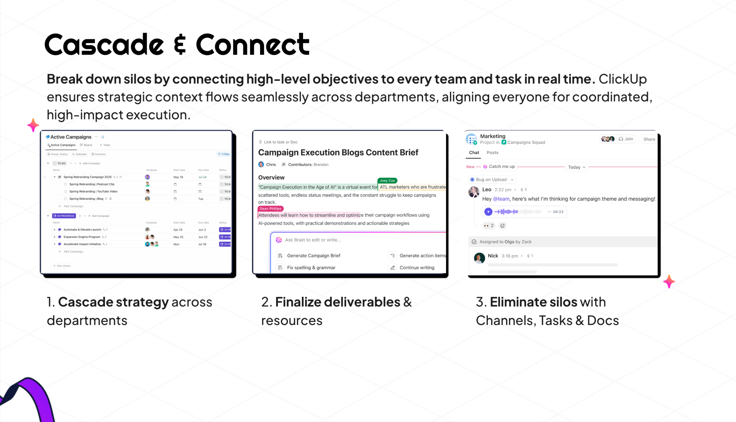SI Cascade and Connect