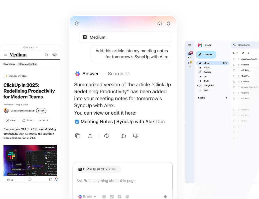 Download ClickUp for Chrome
