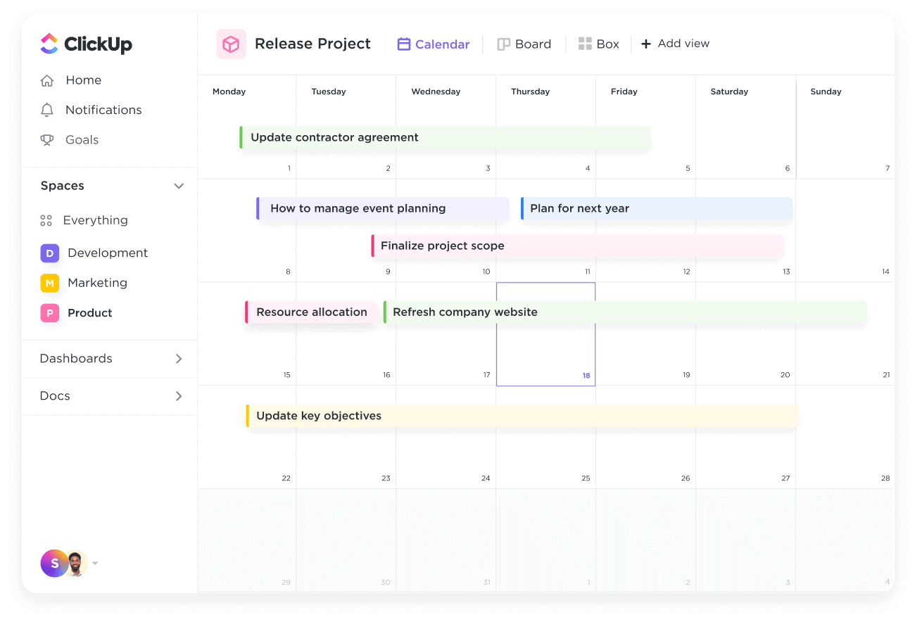 Preview Recurring Tasks
