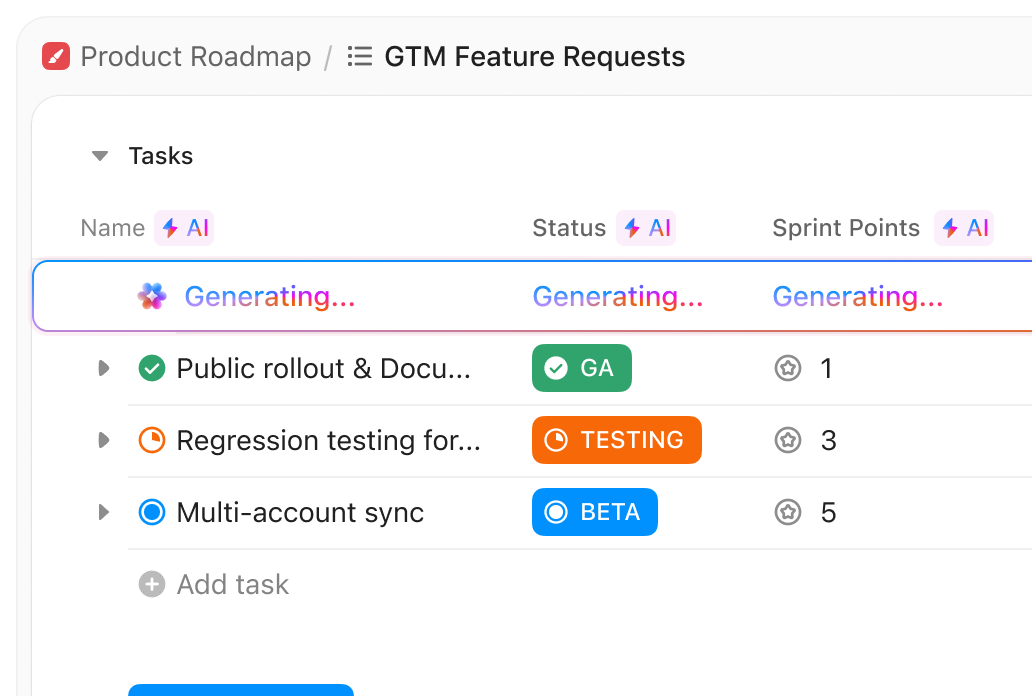 Agile Execution Shipping Status