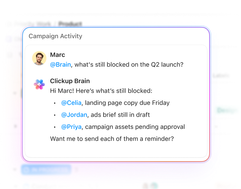 Ask anything about your campaigns