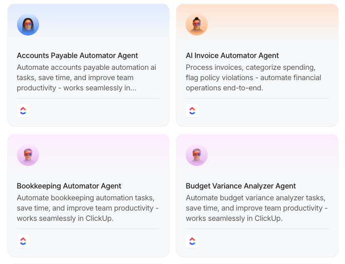 Finance agents