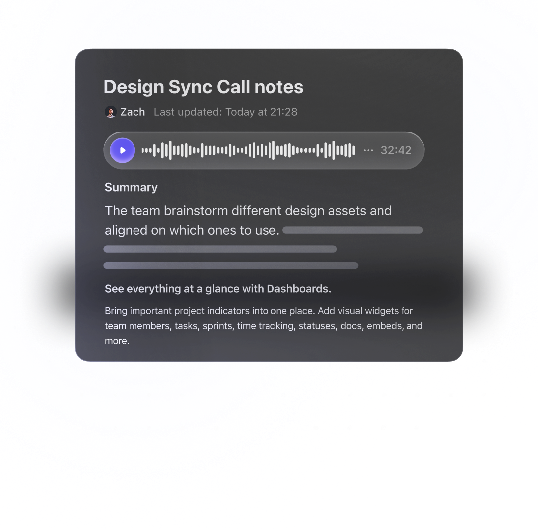 Meetings Notes + Docs