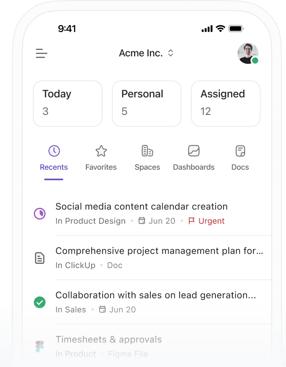 Download ClickUp for Mobile iOS