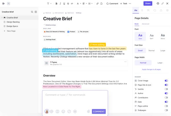 Docs - Creative Brief