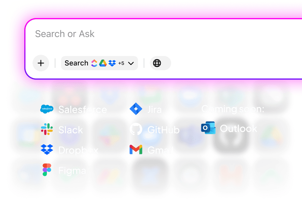 Search across all your tools and apps