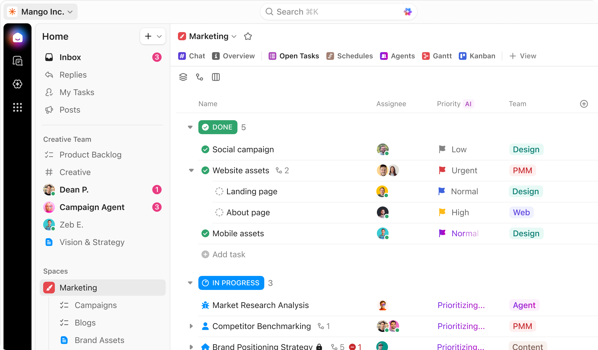 ClickUp Projects