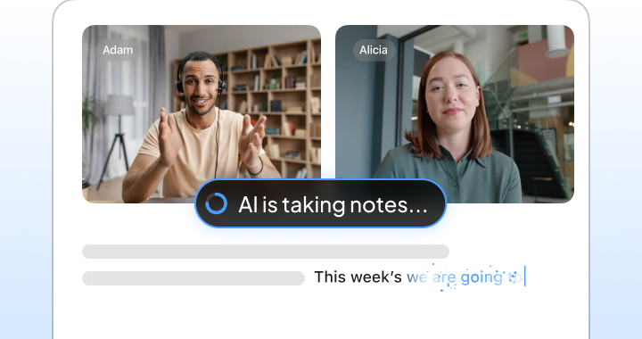 Meetings That Take Notes