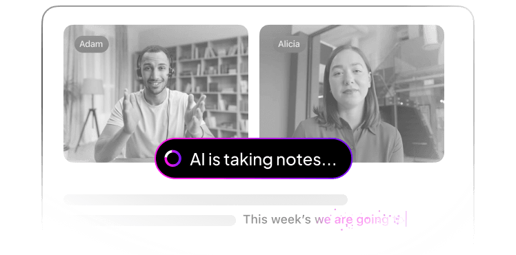 AI SyncUps & Notetaker.