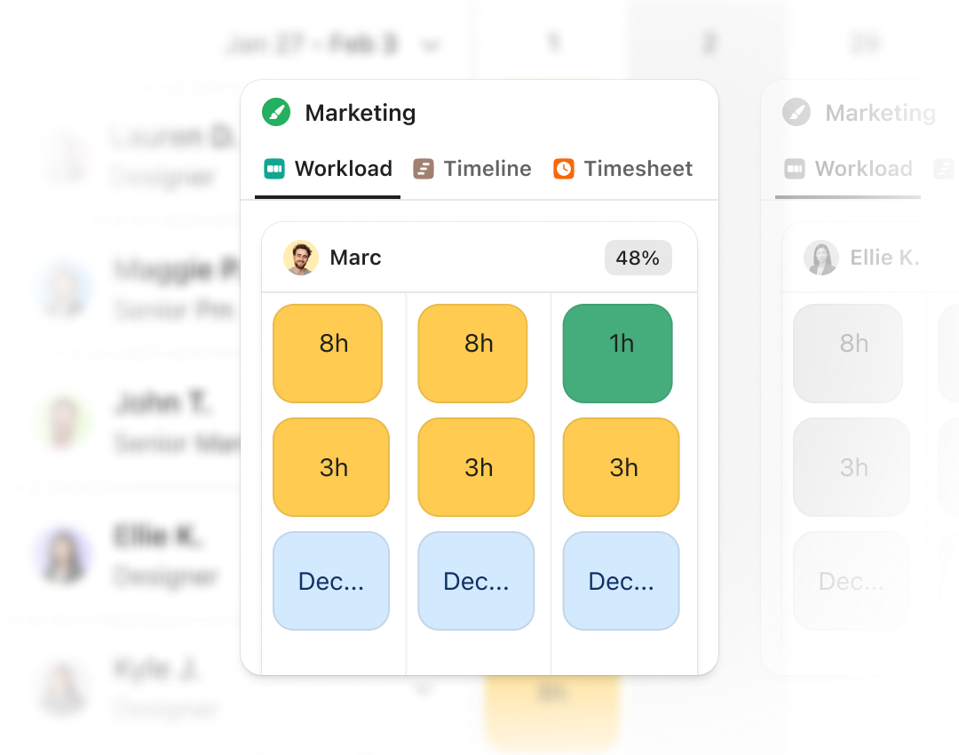 Capacity and analytics combined