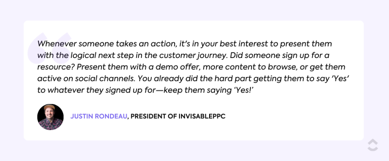 Justin Rondeau of InvisiblePPC Quote