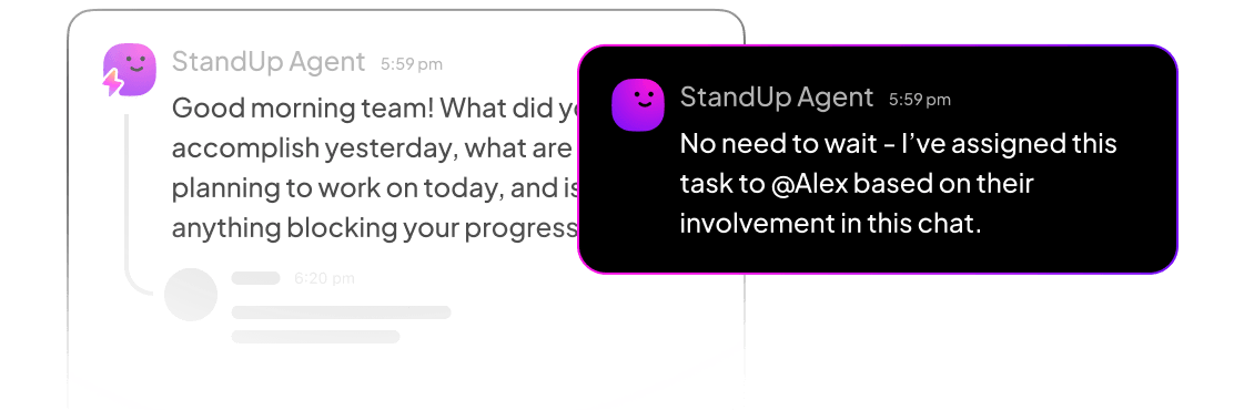 AI Stand-ups & Answers Agent.
