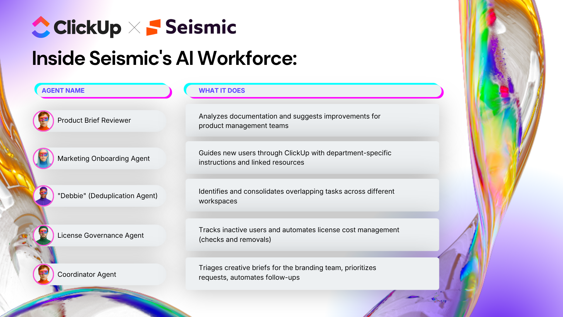 Seismic Super Agent card
