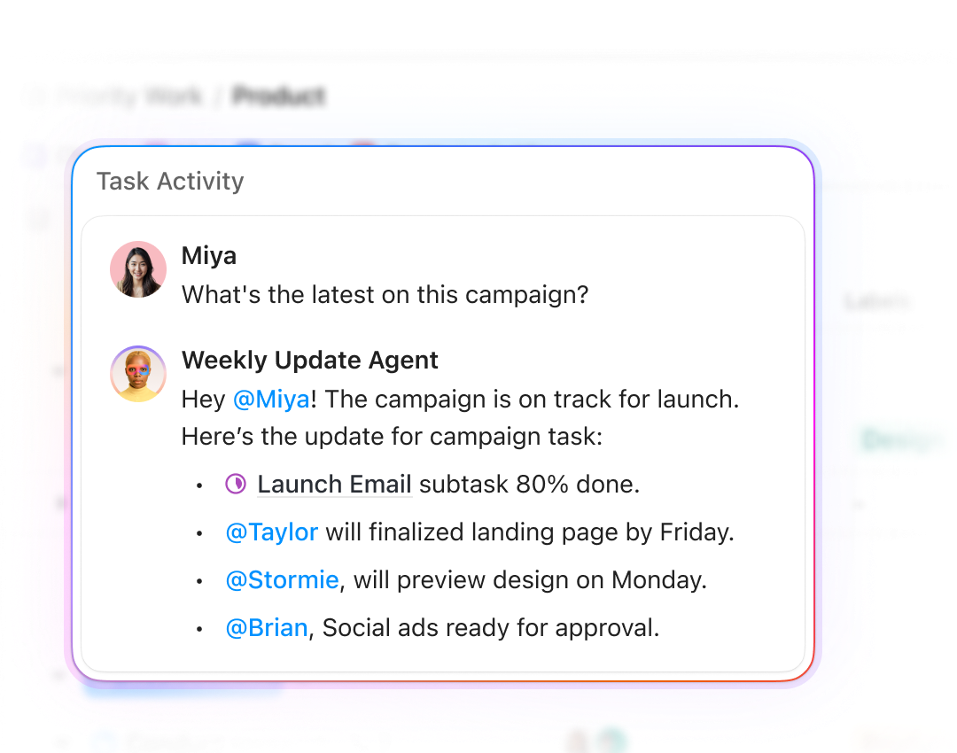 Your tasks, created and assigned automatically