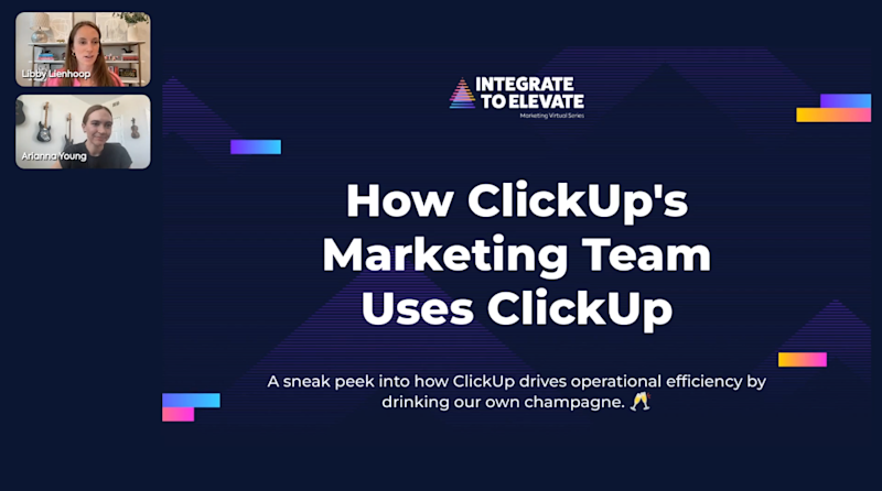 How ClickUp's Marketing Team Uses ClickUp (Video) | ClickUp™