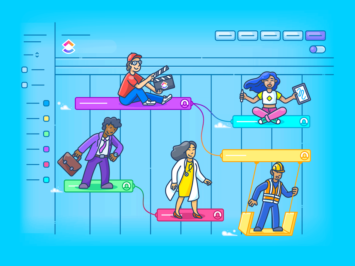 Gantt Chart View In Clickup邃