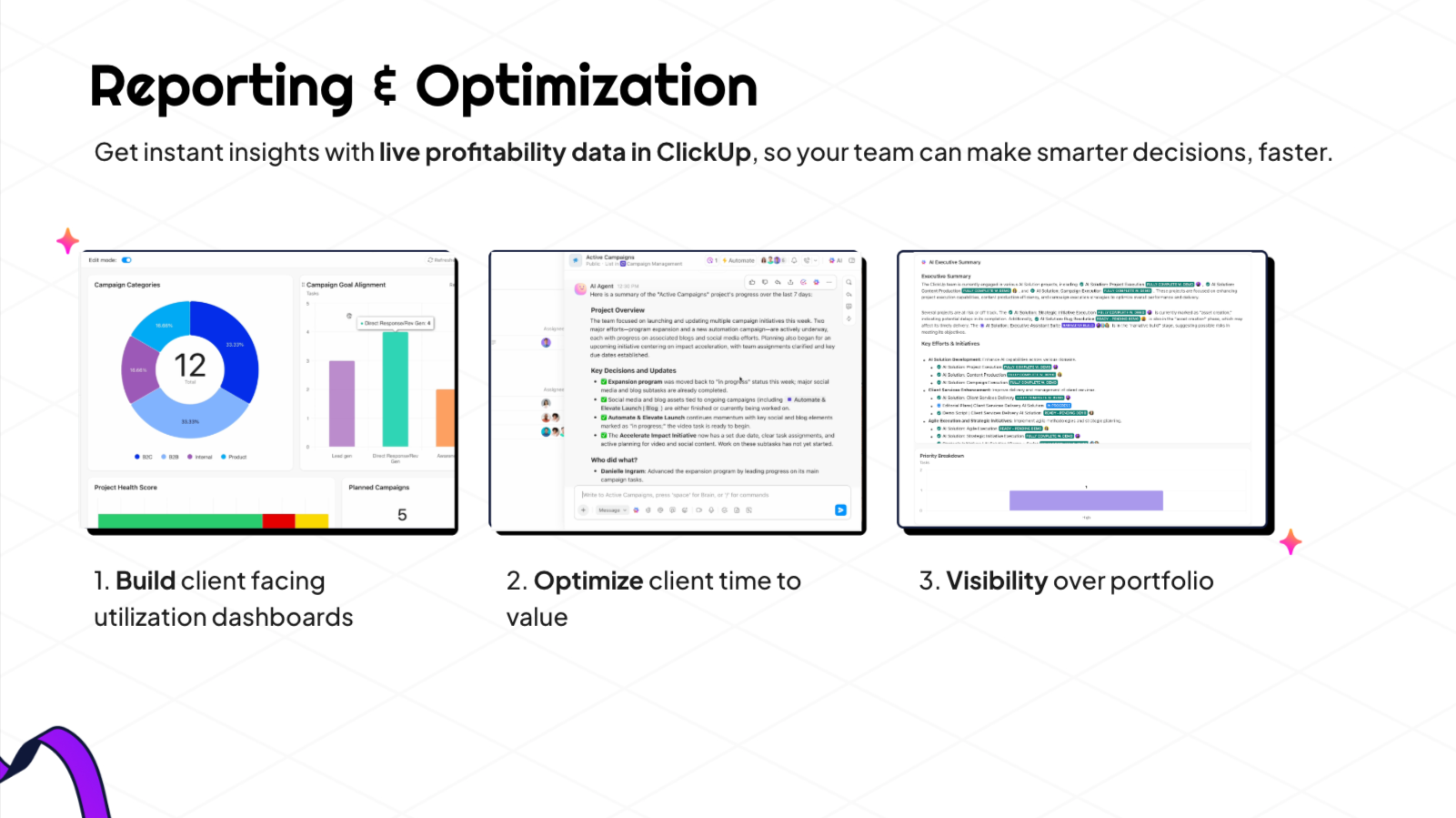 CSD Reporting and Optimization
