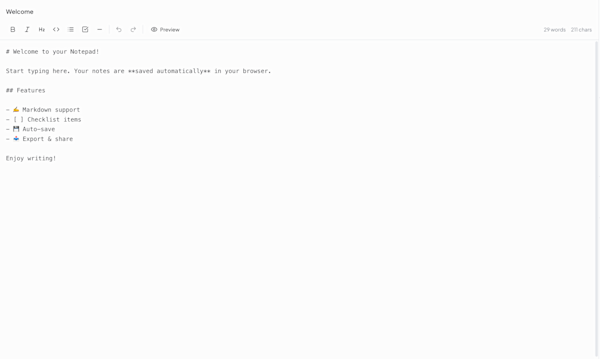 Text Note Free Online Notepad: Write Notes Instantly | ClickUp