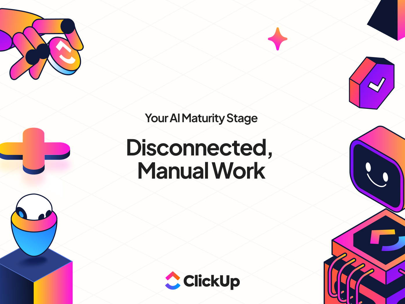 AI Maturity Result Graphic - Disconnected Manual Work