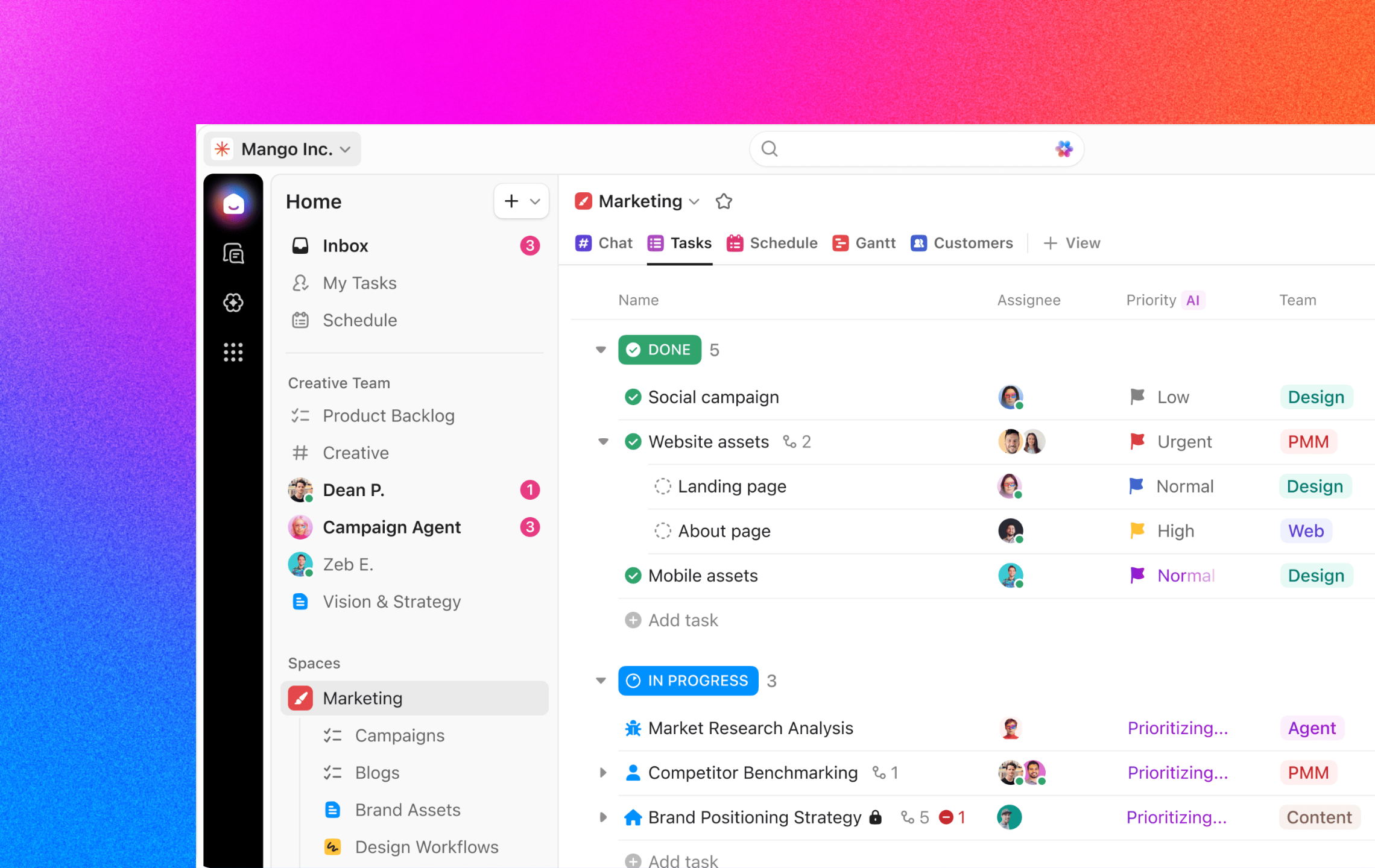 Projects & Tasks 2280 x 1440