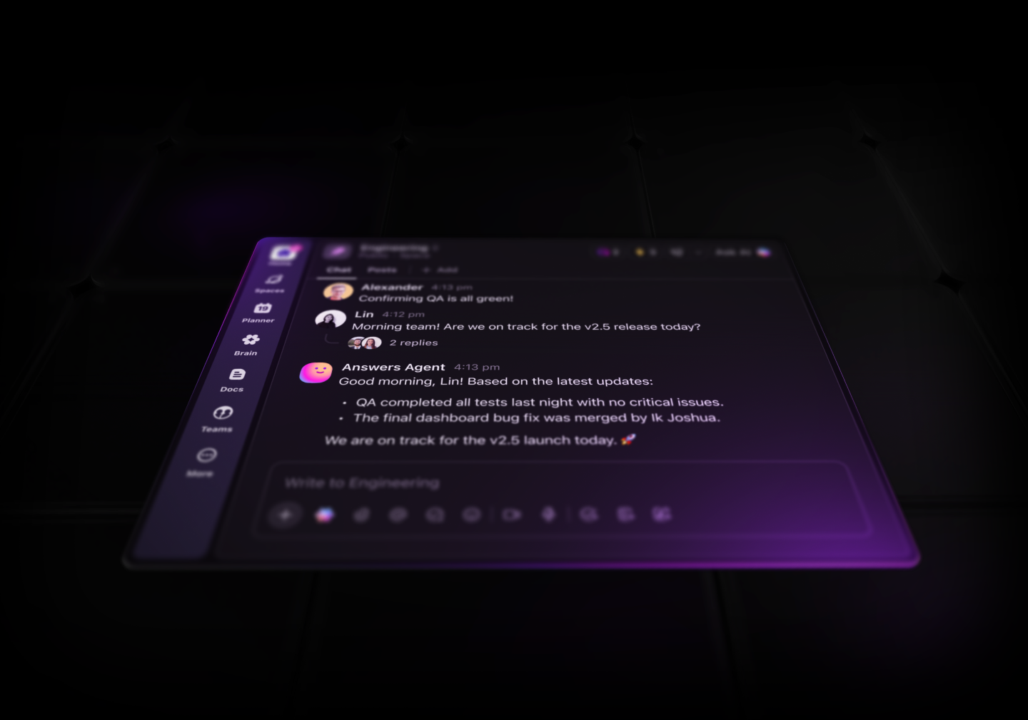 Screenshot of the Autopilot Automations dashboard showing a pre-production agent conversation