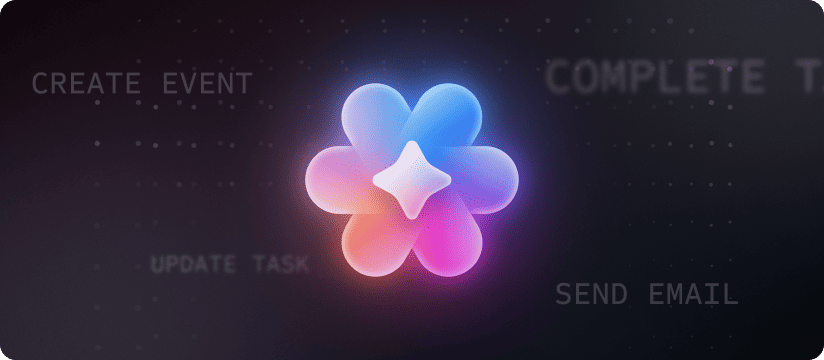 Logo in abstract context