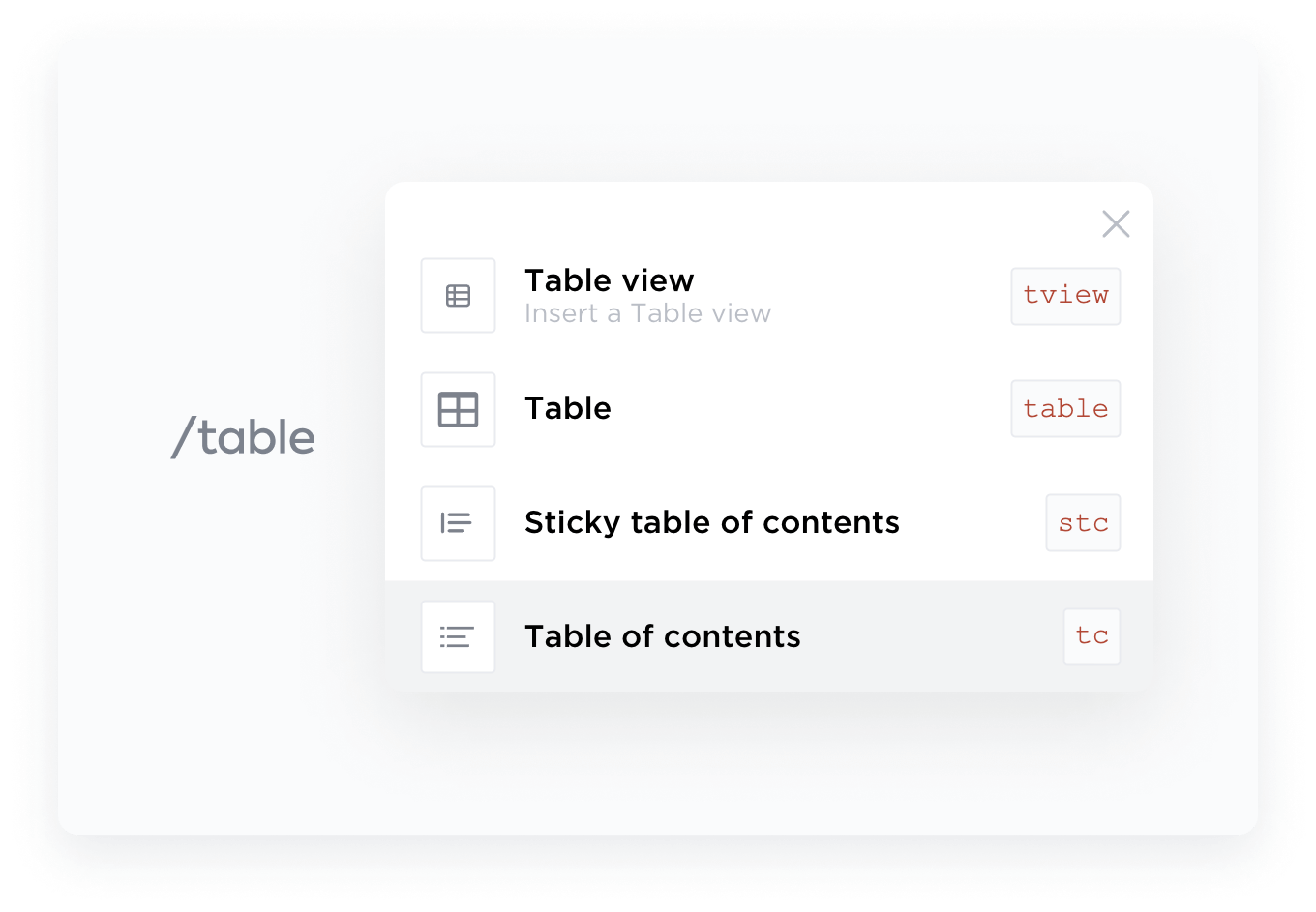 02 tables