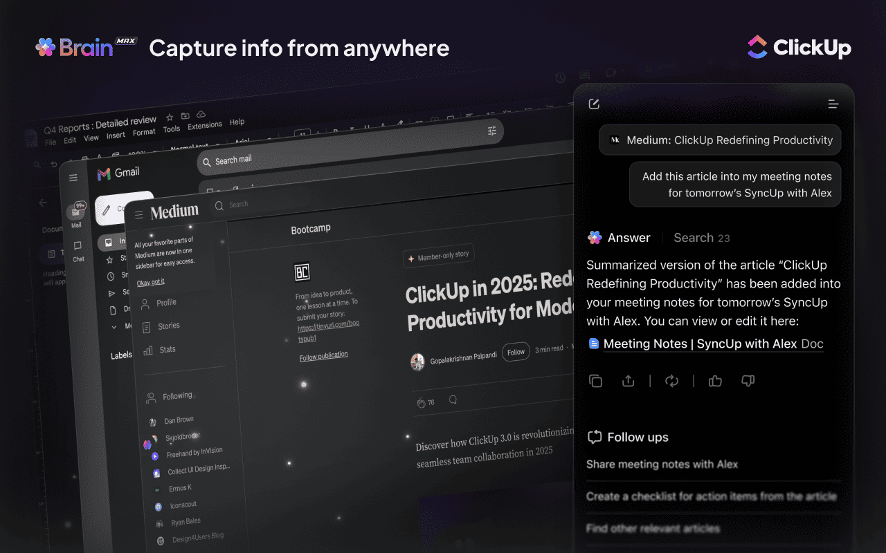 Download ClickUp for Chrome