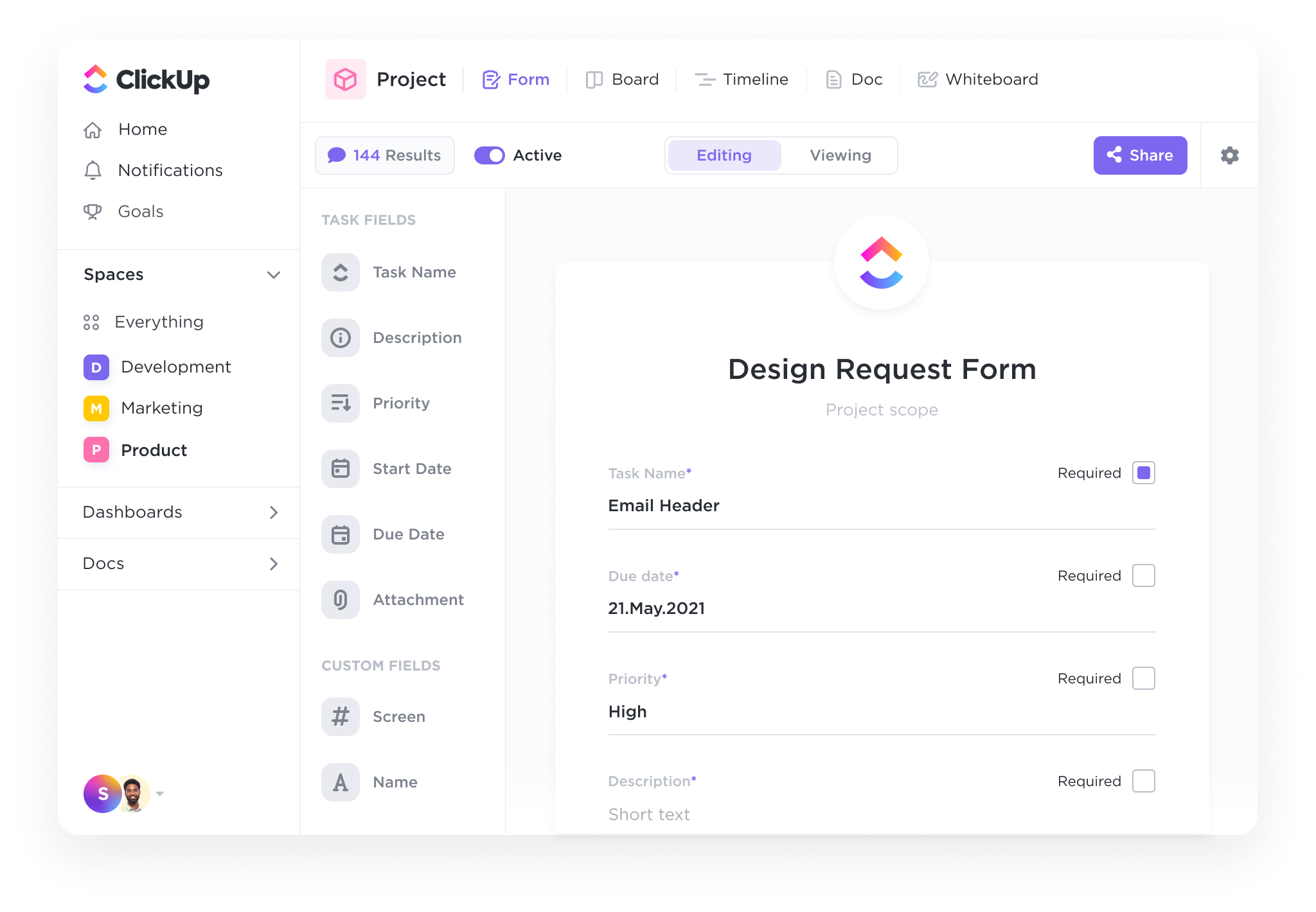 Design Request Form