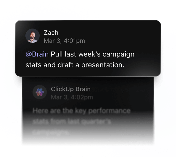 Brain feature interface