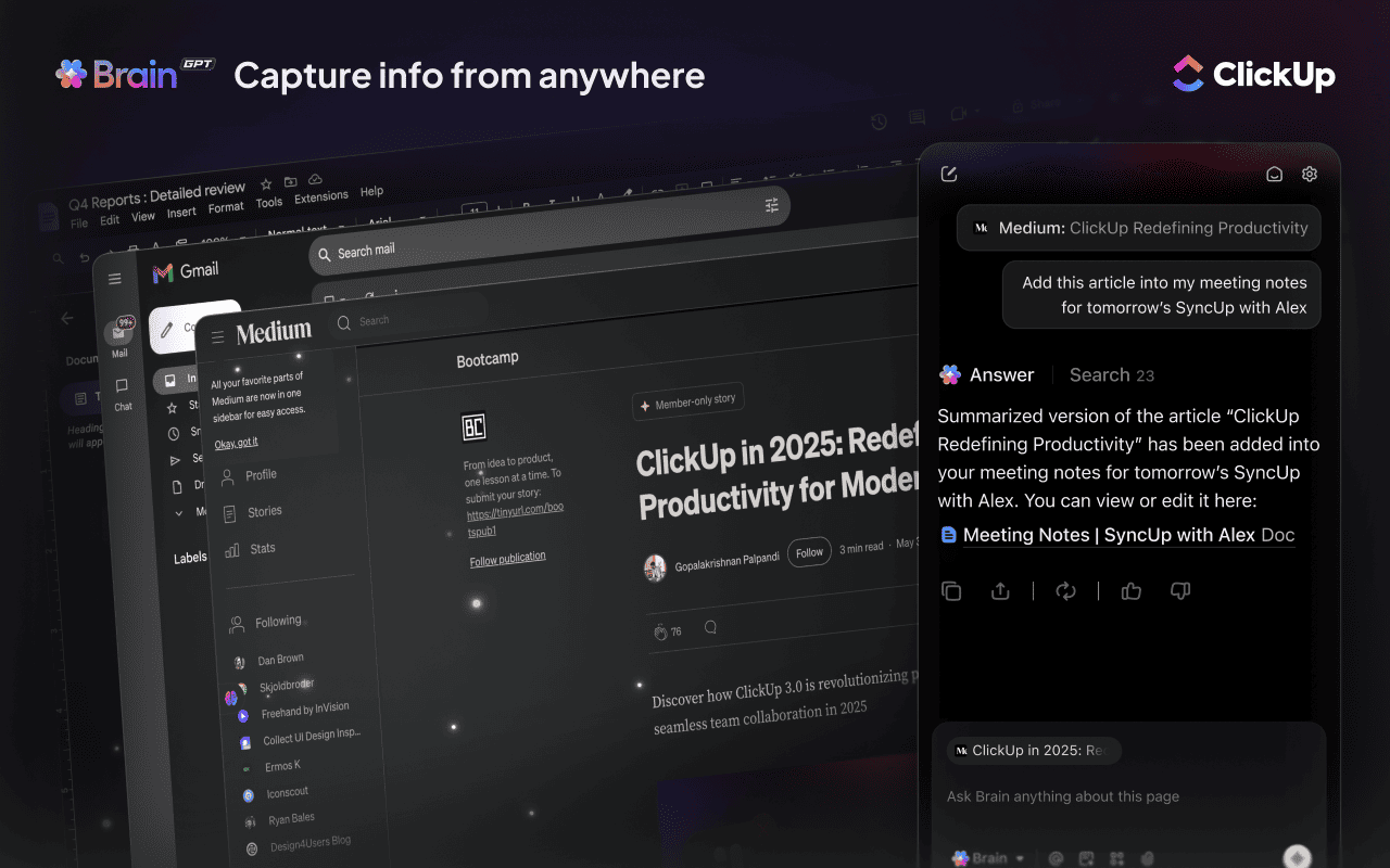 Download ClickUp for Chrome