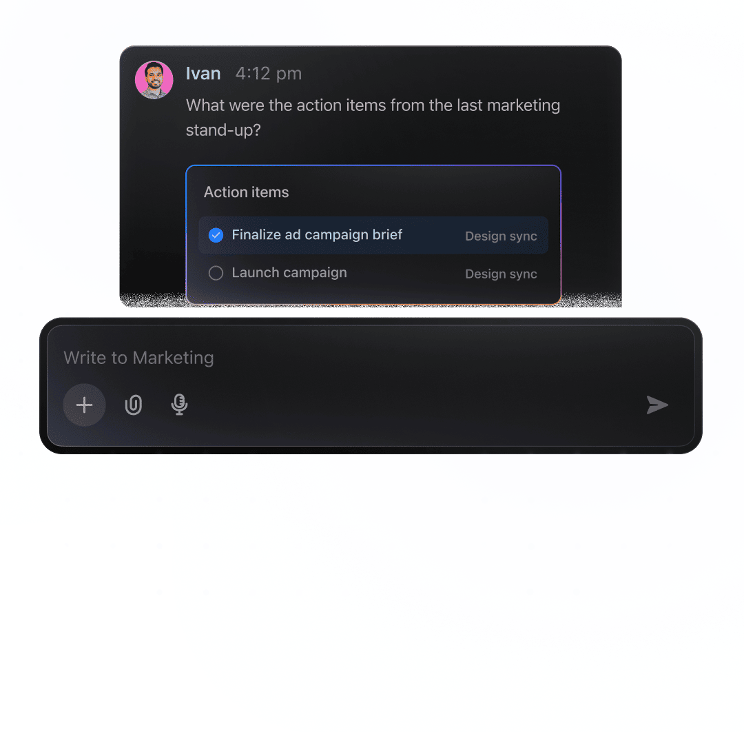 Meeting Notes + Chat