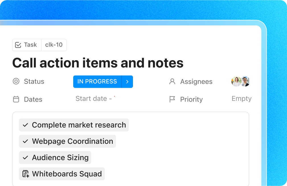 AI Notetaker_meetings and tasks