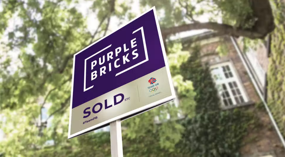 Purplebricks For Sale board