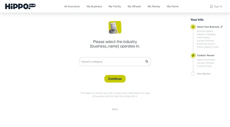 Business Insurance | Step 3