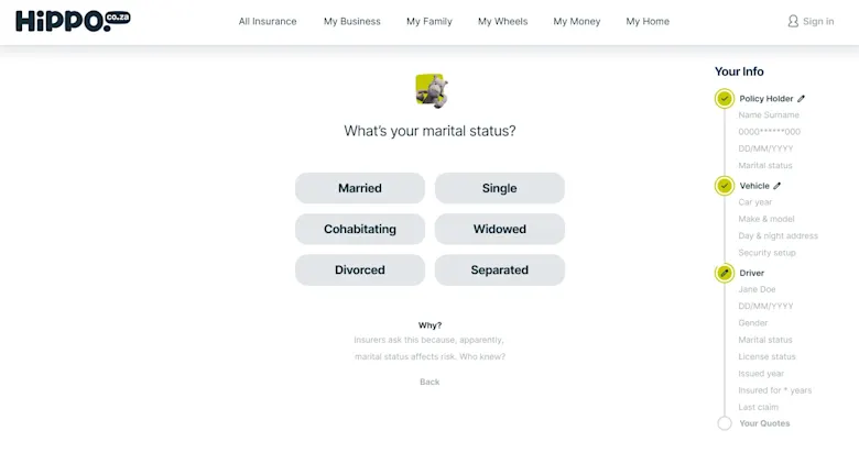 CAR INSURANCE/Step 4