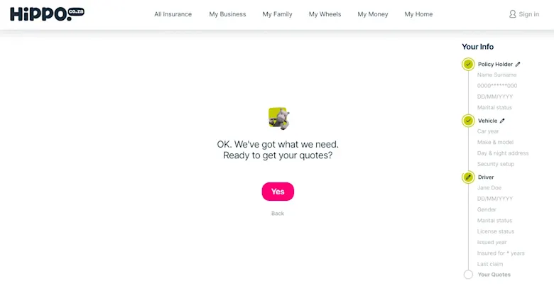 CAR INSURANCE/Step 14