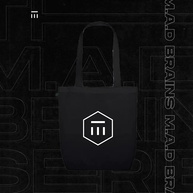 MB Classic series bag, un objet à l'éfigie de M.A.D Brains, vendu 15.99 €