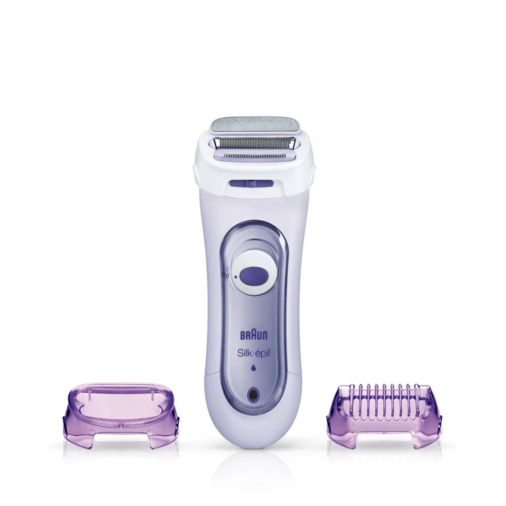 Silk-épil lady shaver LS5560 3-in-1 shaver with 3 extras.