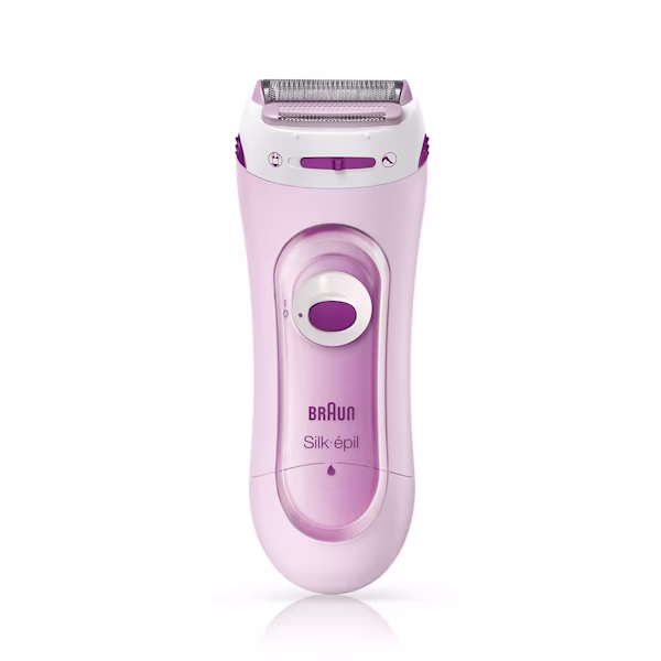 Braun Silk·épil rakapparat för kvinnor LS5100 mot en vit bakgrund. Braun Silk·épil rakapparat för kvinnor LS5100 mot en vit bakgrund.