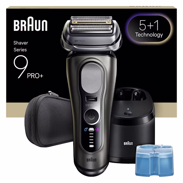 Braun Series 9 PRO+ 9655cce rakapparat med resefodral och 5in1 SmartCare rengöringscenter. Braun Series 9 PRO+ 9655cce rakapparat med resefodral och 5in1 SmartCare rengöringscenter.