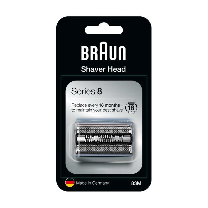 Braun Series 8, 83M, rakhuvud för rakapparat, silver