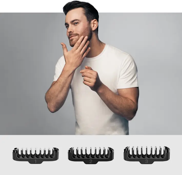 For short stubble and beards For short stubble and beards
