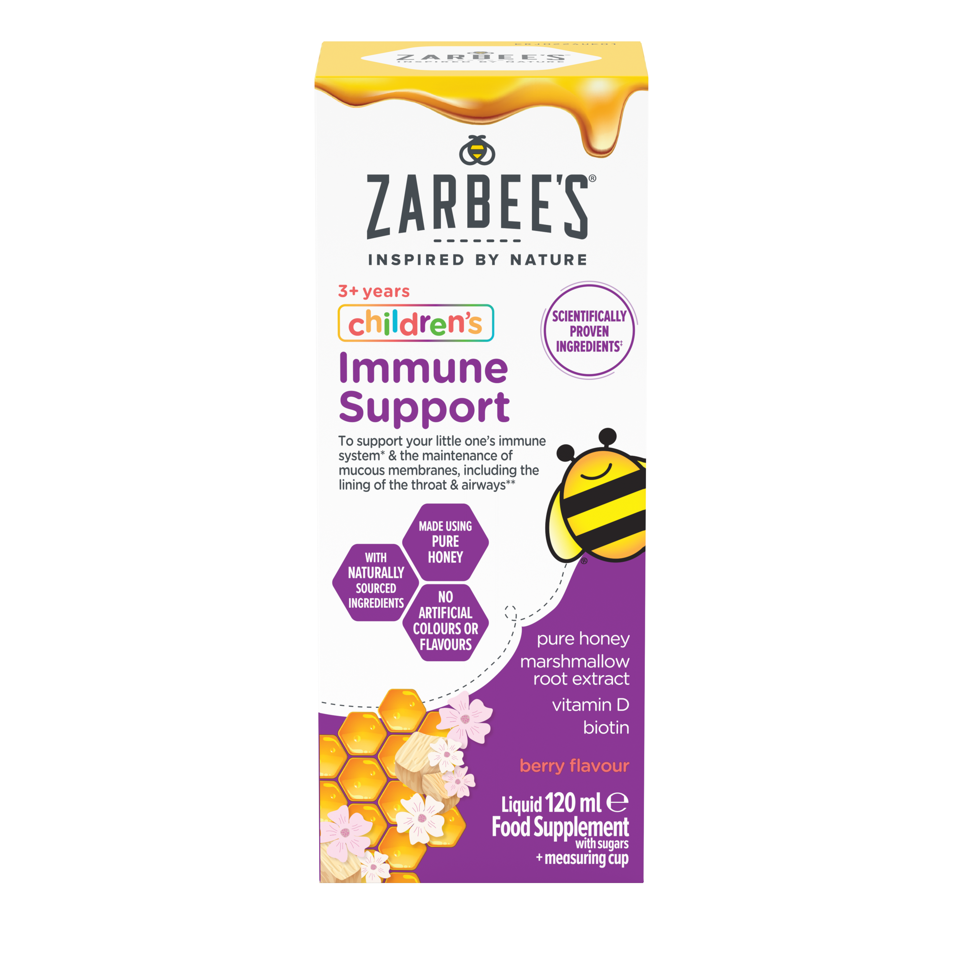 Zarbee’s® Children’s Immune Support Liquid​ - Image 1 - zarbees.co.uk - en-GB