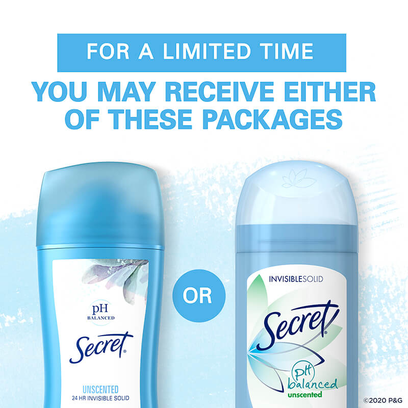 For a limited time your may receive either one of these packages