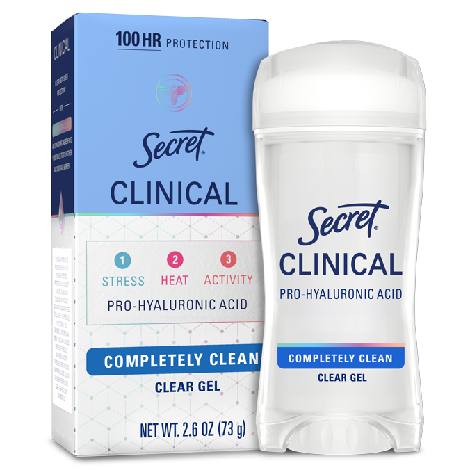 Clinical Strength Clear Gel Deodorant Completely Clean